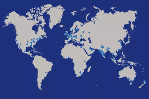 We have operations in 36 countries