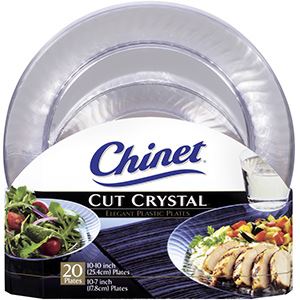 Chinet Cut Crystal Stemless Wine Glass 15 oz., 24 Count